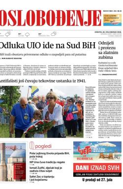 Oslobođenje - broj 25743, 28. jul 2018.