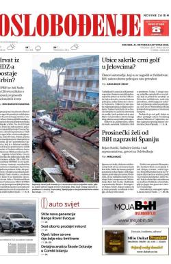 Oslobođenje - broj 25837, 31. okt 2018.