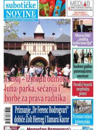 Nove Subotičke novine - broj 267, 6. maj 2022.