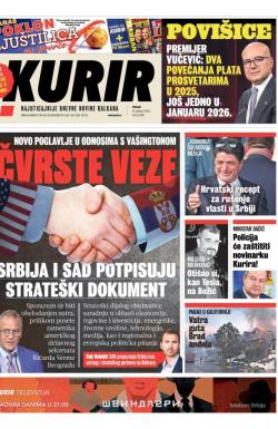 Kurir - broj 3906, 10. jan 2025.