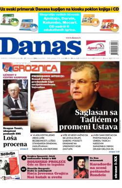 Danas - broj 5983-85, 15. feb 2014.
