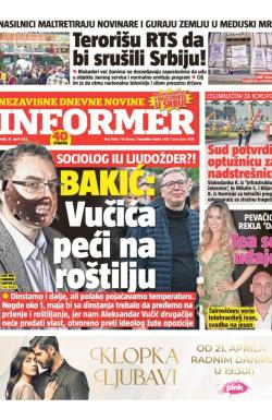 Informer - broj 3958, 18. apr 2025.