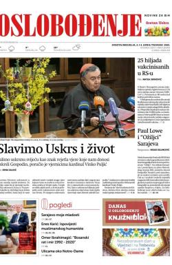 Oslobođenje - broj 26650, 3. apr 2021.
