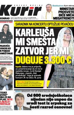 Kurir - broj 3543, 7. avg 2013.
