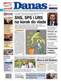 Danas - broj 5374-5375, 16. jun 2012.