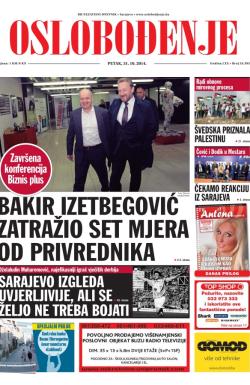 Oslobođenje - broj 24.395, 31. okt 2014.