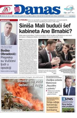 Danas - broj 7203, 19. jun 2017.