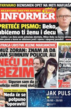 Informer - broj 1225, 11. maj 2016.