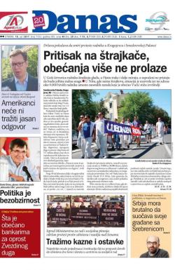 Danas - broj 7232, 18. jul 2017.