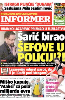 Informer - broj 548, 21. feb 2014.