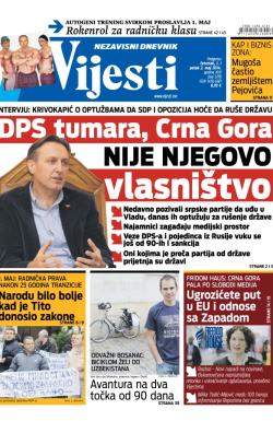 Vijesti - broj 5780, 1. maj 2014.