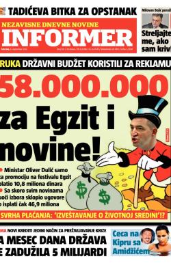 Informer - broj 103, 6. sep 2012.