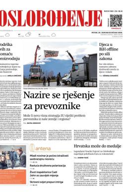 Oslobođenje - broj 28129, 30. jan 2026.