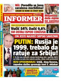 Informer - broj 1787, 9. mar 2018.
