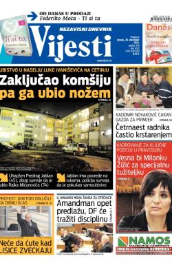 Vijesti - broj 6022, 30. dec 2014.