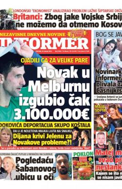 Informer - broj 2966, 20. jan 2022.