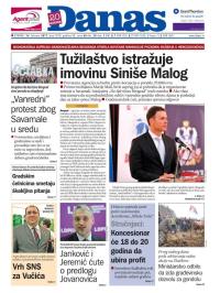 Danas - broj 7078, 14. feb 2017.