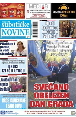 Nove Subotičke novine - broj 131, 6. sep 2019.