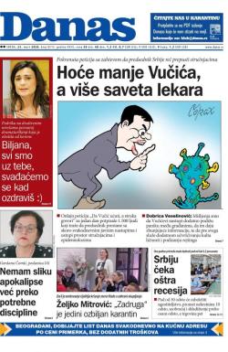 Danas - broj 8213, 25. mar 2020.