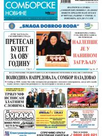 Somborske novine - broj 3150, 7. nov 2014.