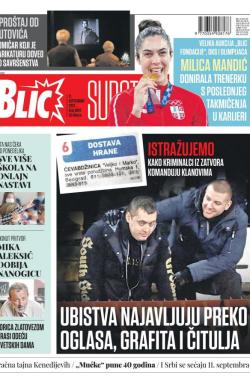 Blic - broj 8814, 11. sep 2021.