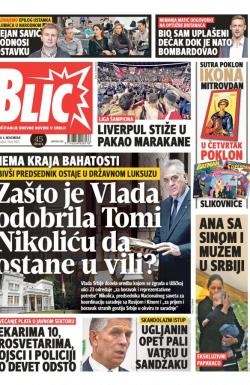 Blic - broj 7805, 6. nov 2018.