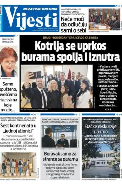 Vijesti - broj 9879, 31. okt 2025.