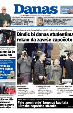 Danas - broj 10130, 30. jan 2026.