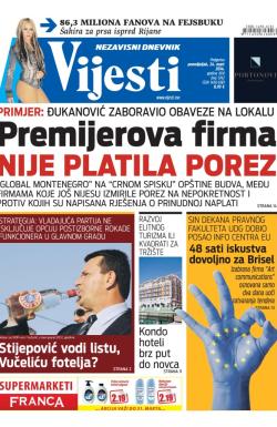 Vijesti - broj 5742, 24. mar 2014.