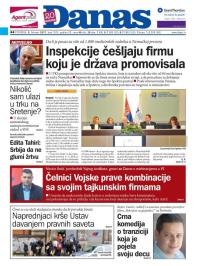 Danas - broj 7073, 9. feb 2017.