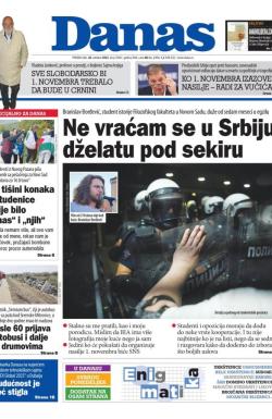 Danas - broj 10047, 20. okt 2025.