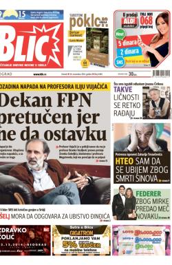 Blic - broj 6383, 18. nov 2014.