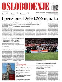 Oslobođenje - broj 28096, 20. dec 2025.
