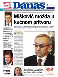 Danas - broj 5555, 14. dec 2012.