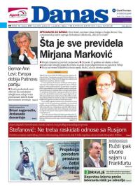 Danas - broj 6589, 14. okt 2015.