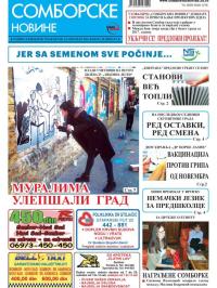 Somborske novine - broj 3251, 14. okt 2016.