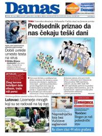 Danas - broj 8201, 13. mar 2020.
