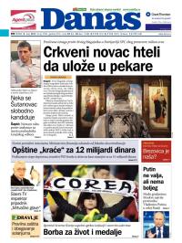 Danas - broj 5700, 8. maj 2013.