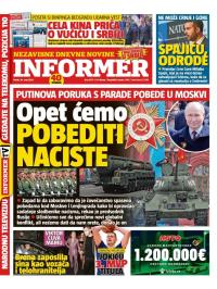 Informer - broj 3670, 10. maj 2024.