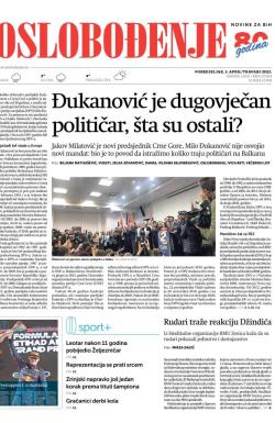 Oslobođenje - broj 27264, 2. apr 2023.