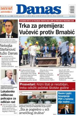 Danas - broj 8360, 19. avg 2020.