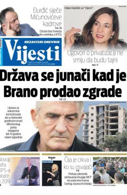 Vijesti - broj 7274, 9. jul 2018.
