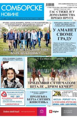 Somborske novine - broj 3492, 28. maj 2021.