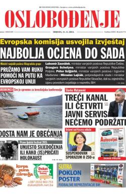 Oslobođenje - broj 24.771, 11. nov 2015.