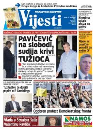 Vijesti - broj 6286, 25. sep 2015.