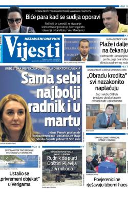 Vijesti - broj 9322, 5. apr 2024.