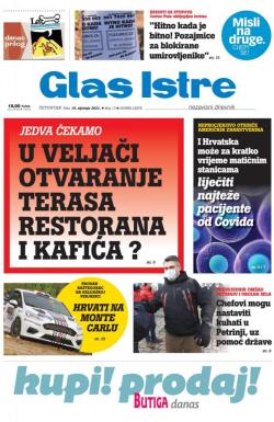 Glas Istre - broj 13, 14. jan 2021.