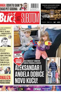 Blic - broj 8835, 2. okt 2021.