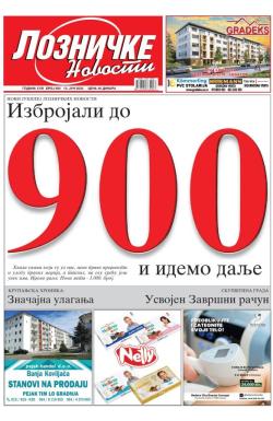 Lozničke novosti - broj 900, 13. jun 2025.