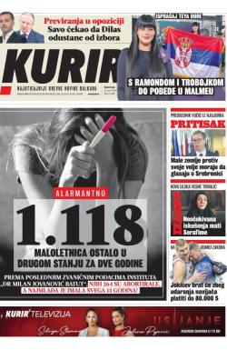 Kurir - broj 3655, 25. apr 2024.